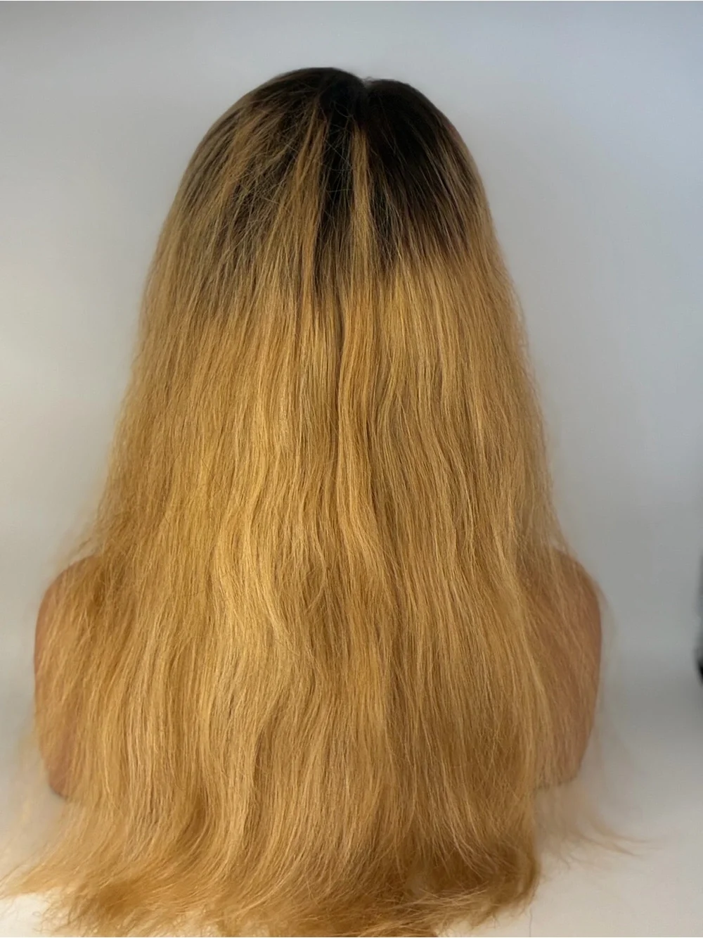Premium Blonde Straight Lace Front Wig - Natural Blonde. Human hair